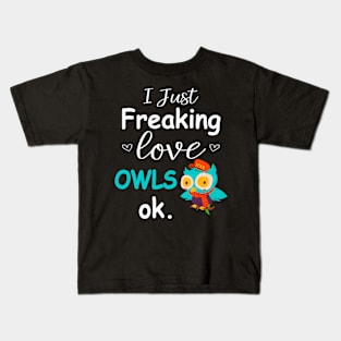 Love Owls Ok Kids T-Shirt